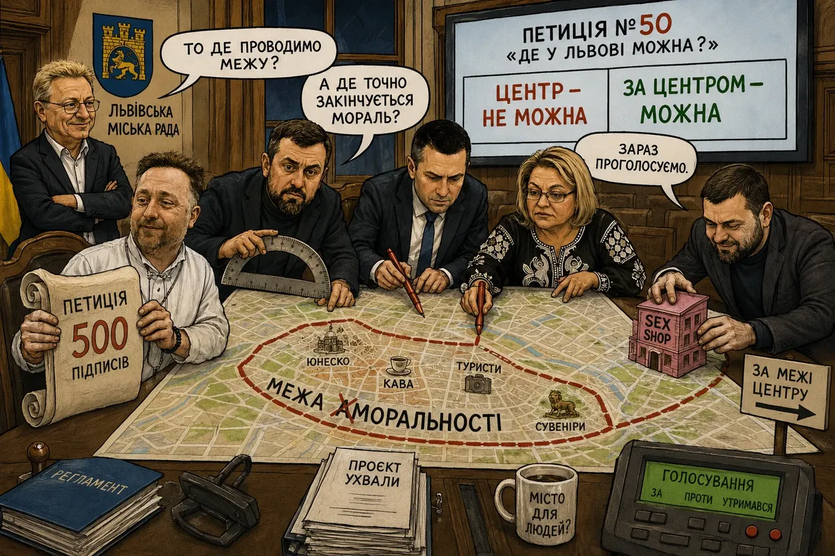 Львів: чи виженуть секс-шопи з історичного центру?