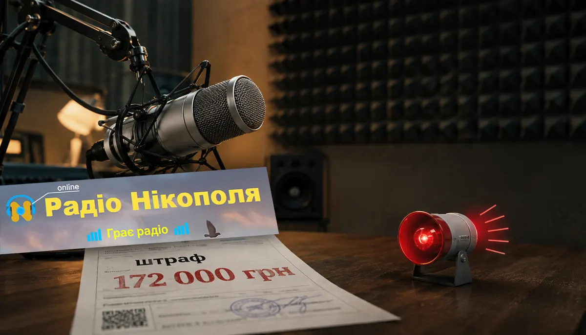 Штраф для «Радіо Нікополя»: чому Нацрада карає не всіх однаково