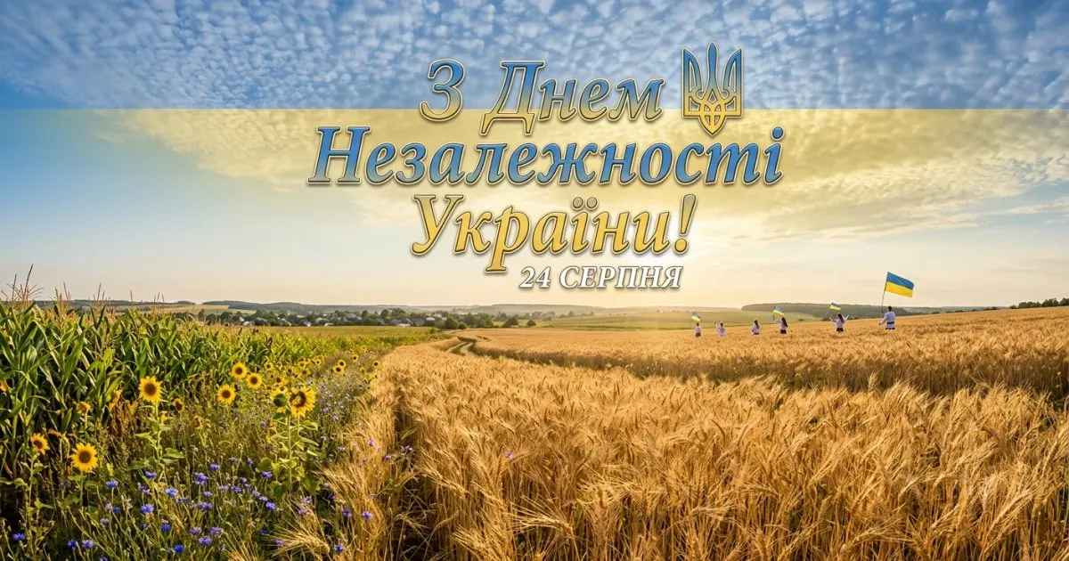 День Незалежності 2026: історія свята та щирі привітання для рідних