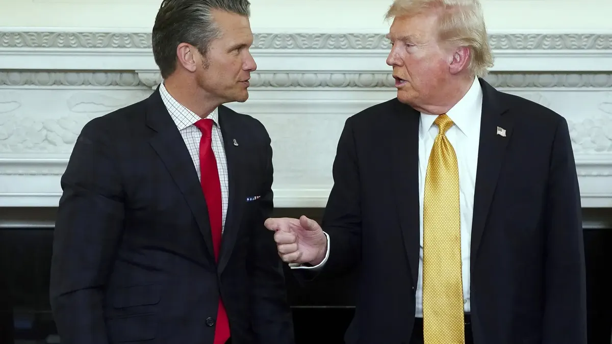 Трамп влаштував різку розмову Гегсету через дефіцит боєприпасів — WP