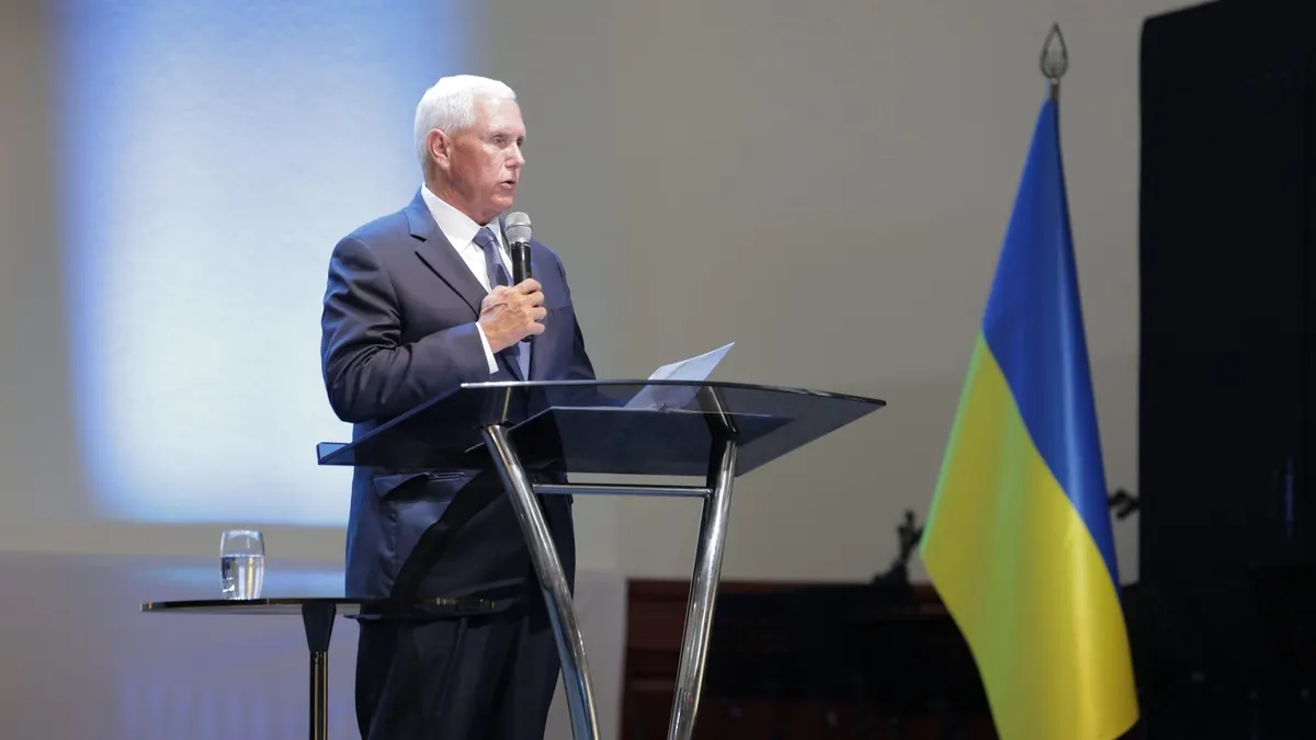 Майк Пенс у Києві: підтримка України — життєвий інтерес США
