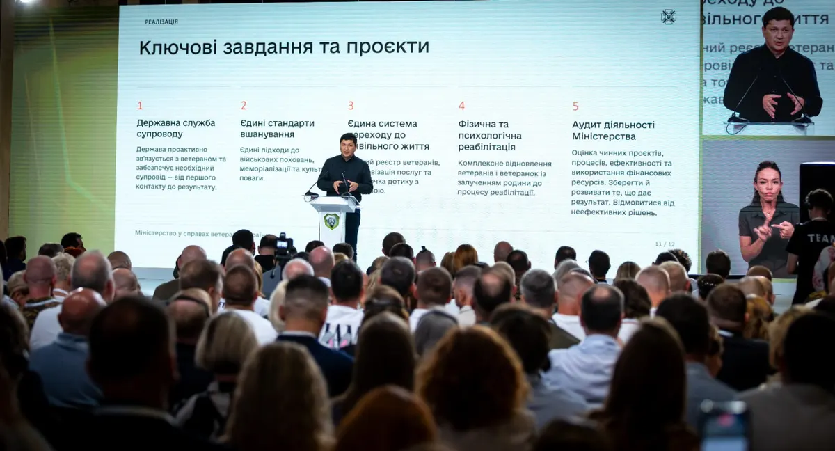 Ветеранам обіцяють менше паперів і більше супроводу: план Мінветеранів до 2027 року