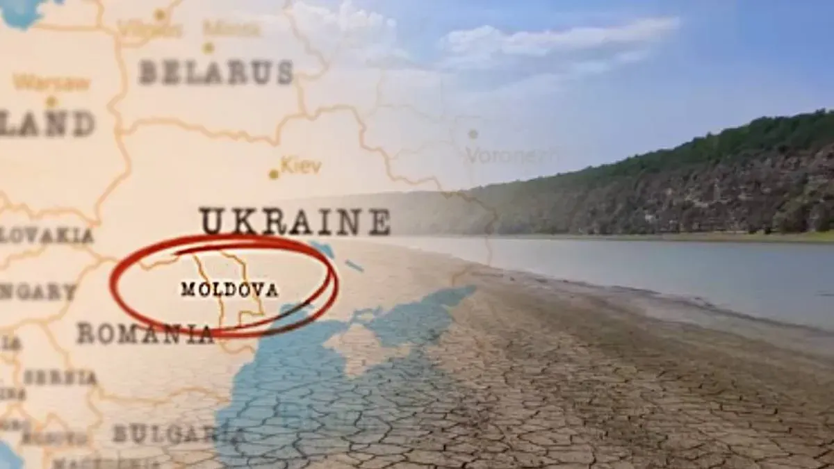 Молдова обмежує воду та світло через обміління Дністра