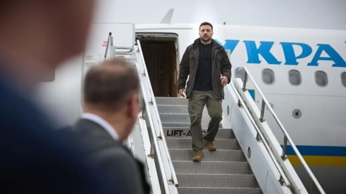 Дрон опинився поруч із літаком Зеленського під час зльоту з Молдови