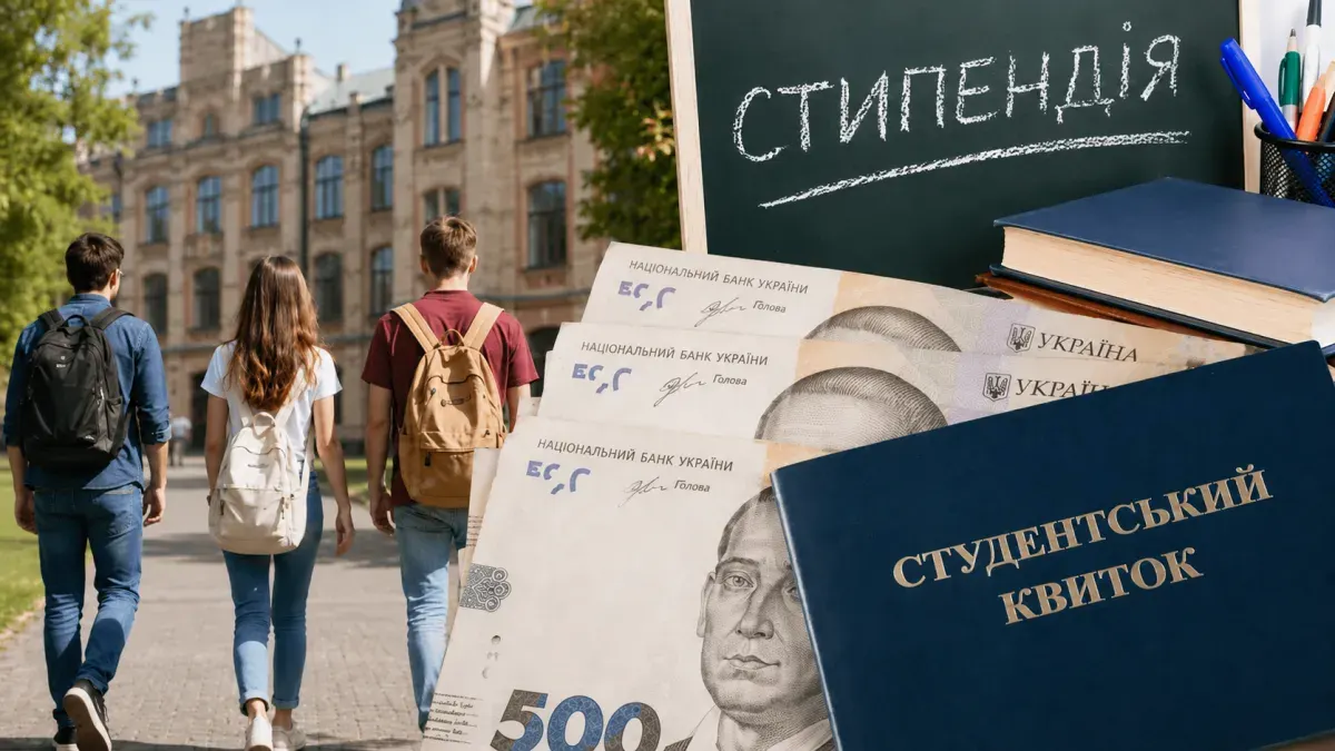 Стипендії подвоюють з 1 вересня: скільки отримуватимуть студенти й учні